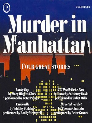 Murder in Manhattan - Audiobook